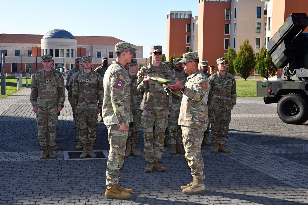 Charlie Battery 1st Battalion 57th Air Defense Artillery Regiment, Activation in Vicenza, Italy.