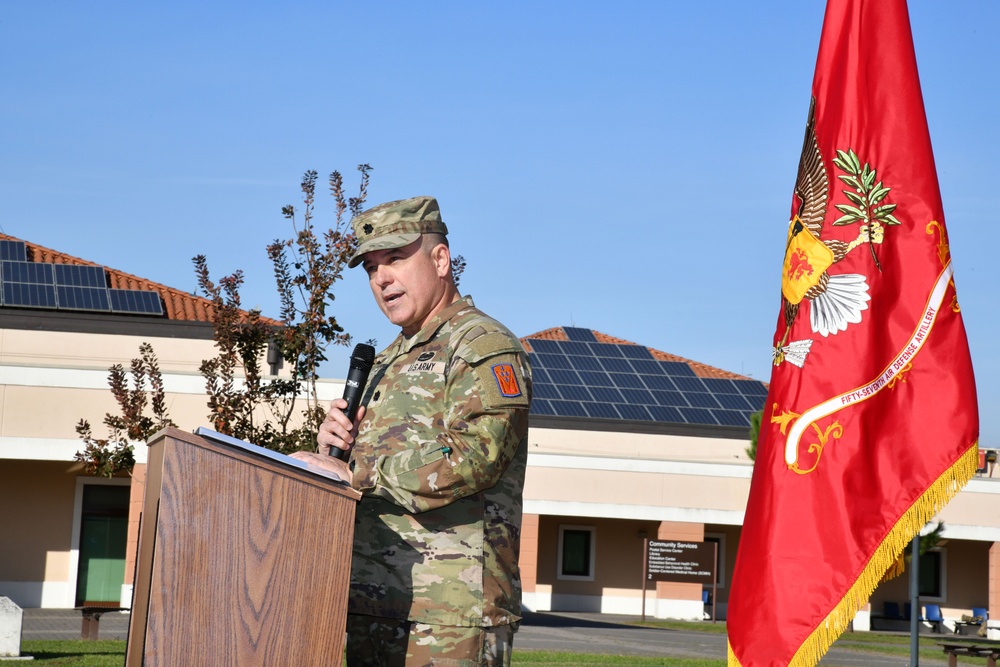 Charlie Battery 1st Battalion 57th Air Defense Artillery Regiment, Activation in Vicenza, Italy.