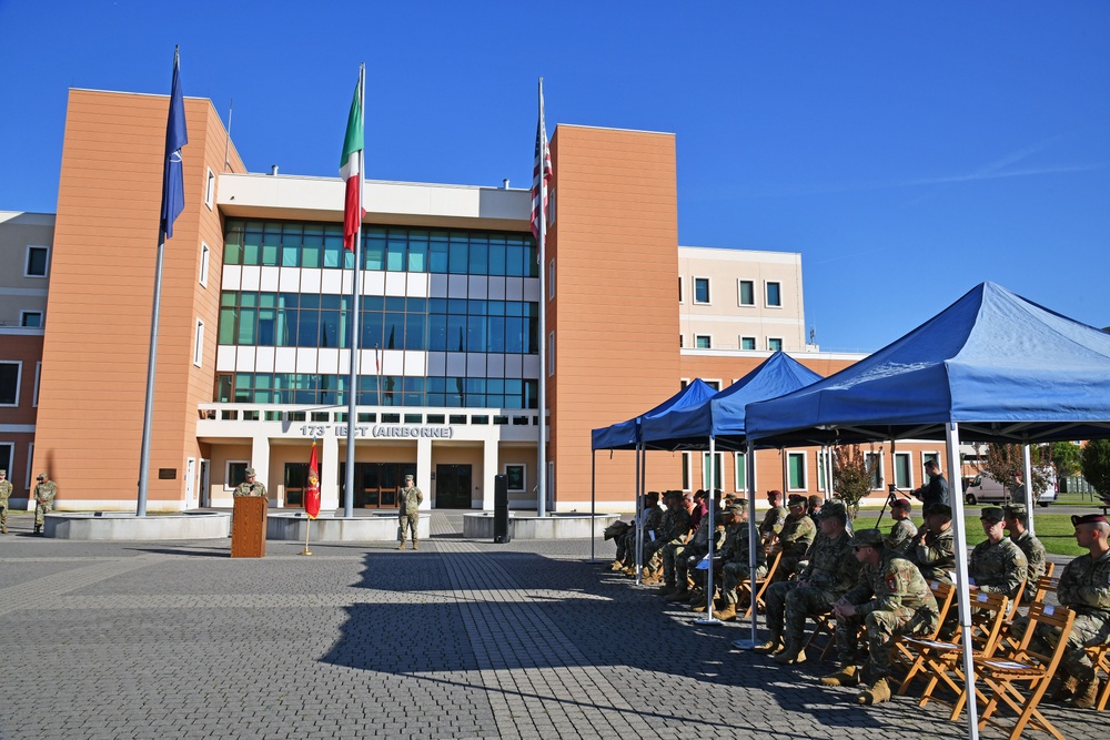 Charlie Battery 1st Battalion 57th Air Defense Artillery Regiment, Activation in Vicenza, Italy.