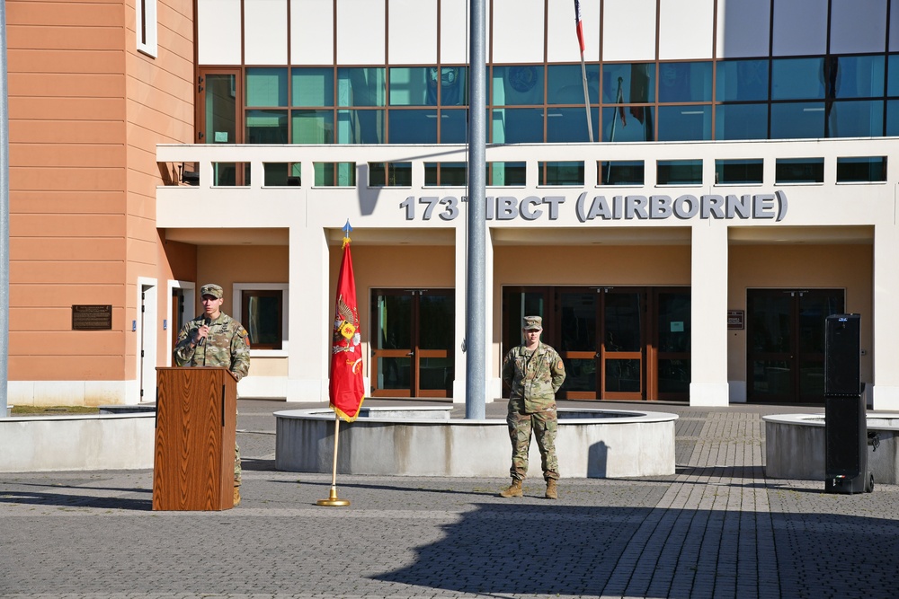 Charlie Battery 1st Battalion 57th Air Defense Artillery Regiment, Activation in Vicenza, Italy.