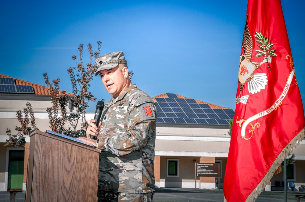 Charlie Battery 1st Battalion 57th Air Defense Artillery Regiment, Activation in Vicenza, Italy.