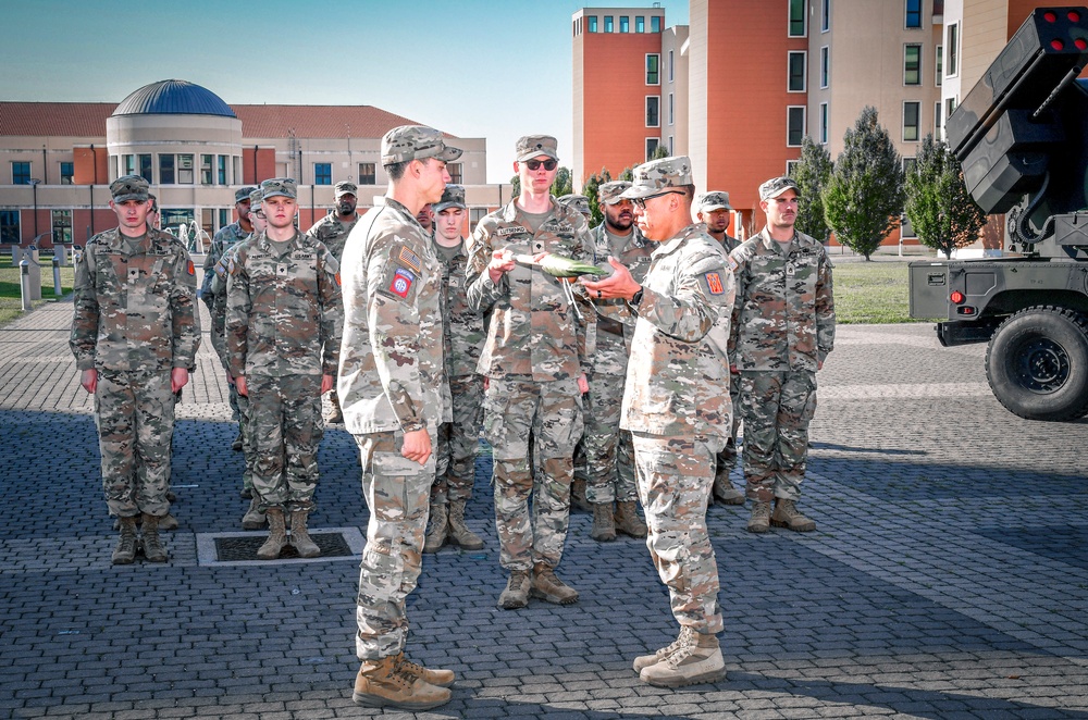 Charlie Battery 1st Battalion 57th Air Defense Artillery Regiment, Activation in Vicenza, Italy.