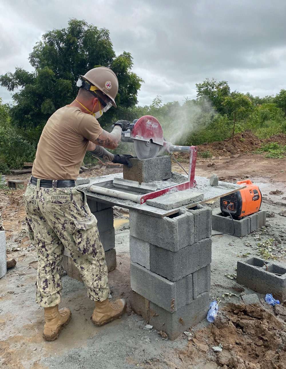 NMCB 133 Conducting Operations in Ghana