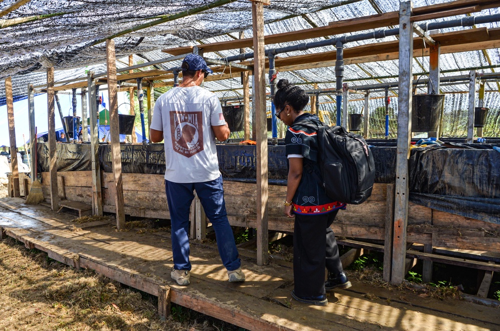 Distinguished Visitors Receive Recovery Mission Site Tour