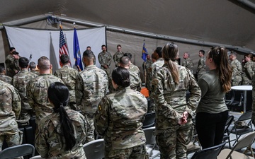 378th ECONS change of command ceremony