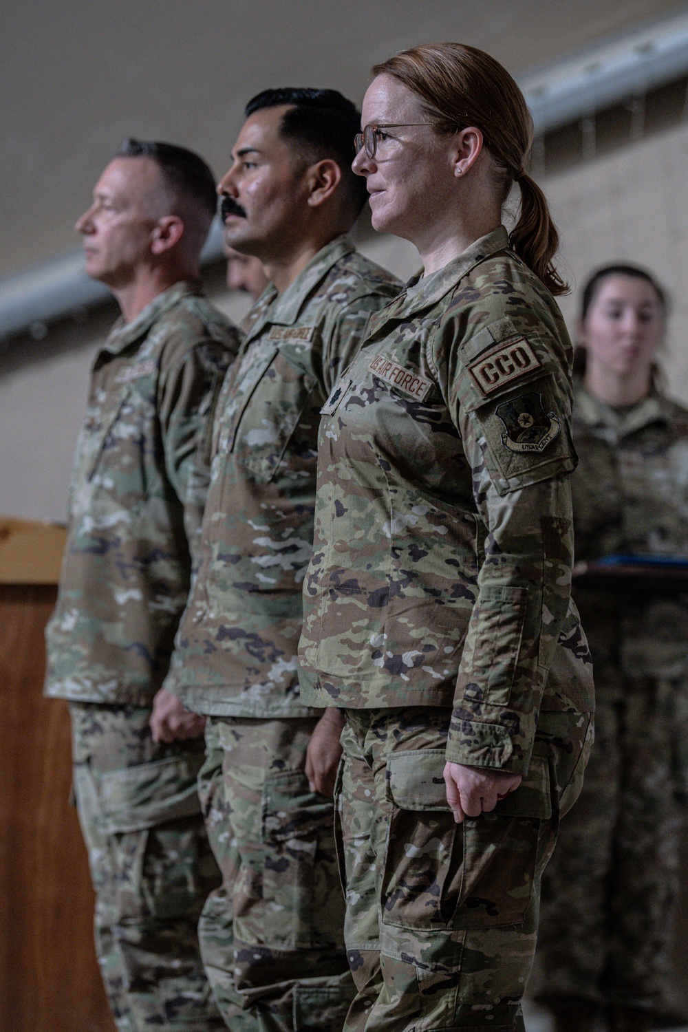 378th ECONS change of command ceremony