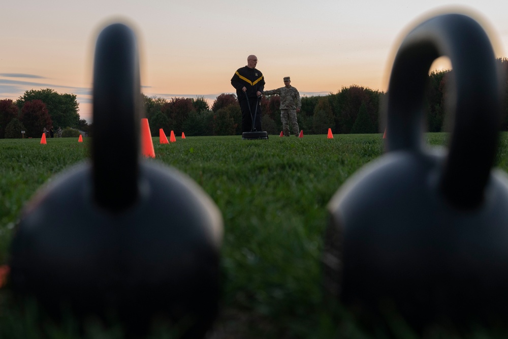 Up in the morning with the rising sun, Gonna Run-Lift-Throw-Push-Sprint-Drag-Carry-Plank ‘til the ACFT is done