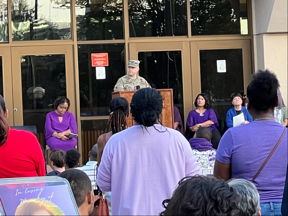 A community united: Fort Liberty joins Cumberland County to pay tribute to victims of domestic violence