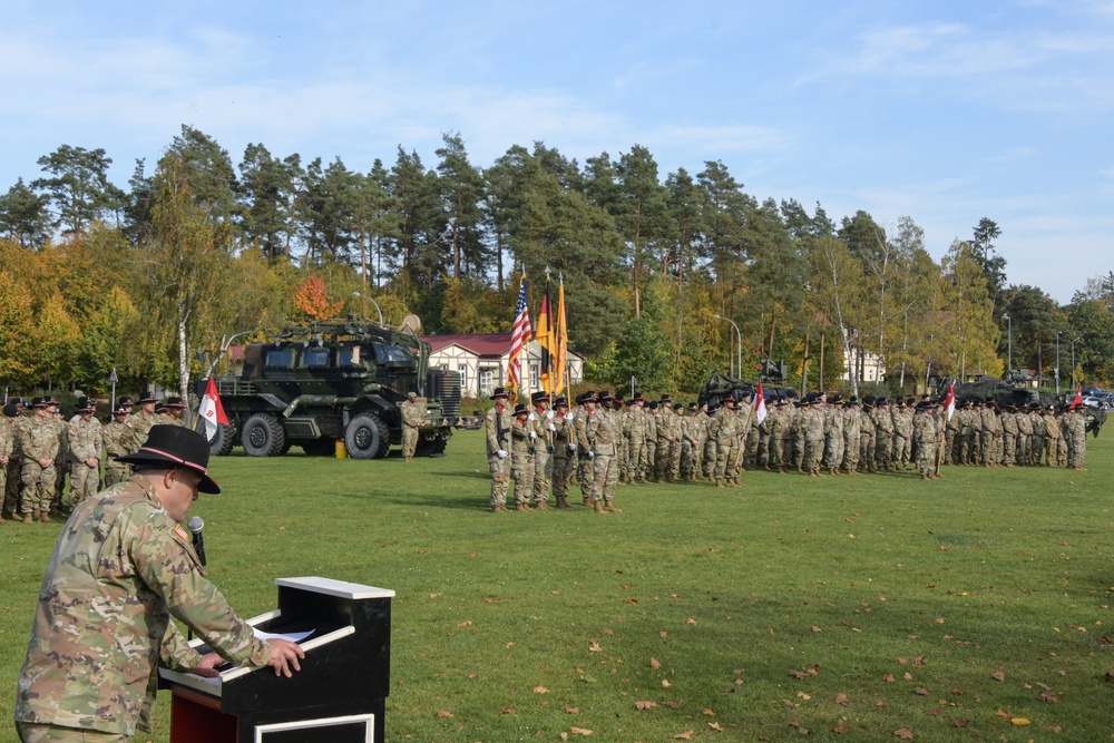 Regimental Engineer Squadron, 2d Cavalry Regiment Change of Responsibility