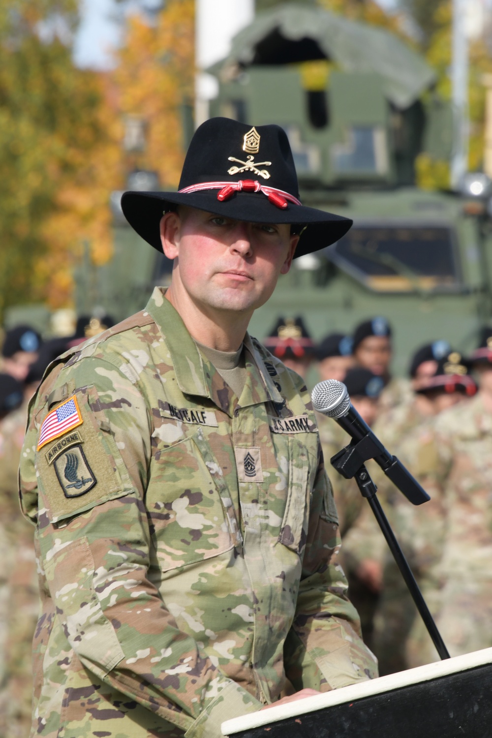 Regimental Engineer Squadron, 2d Cavalry Regiment Change of Responsibility