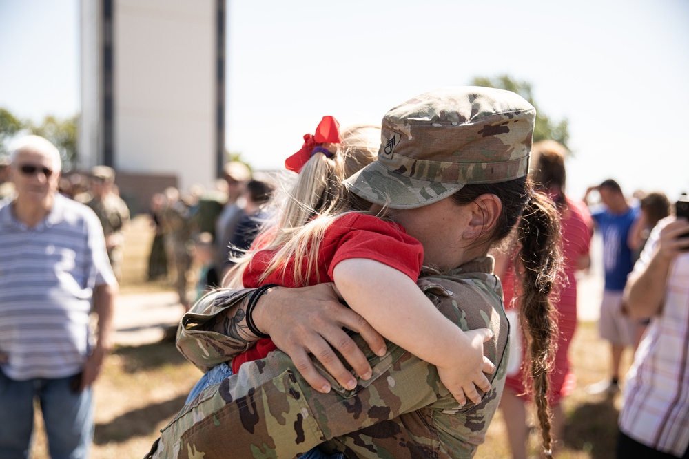 Iowa National Guard Soldiers return from Poland