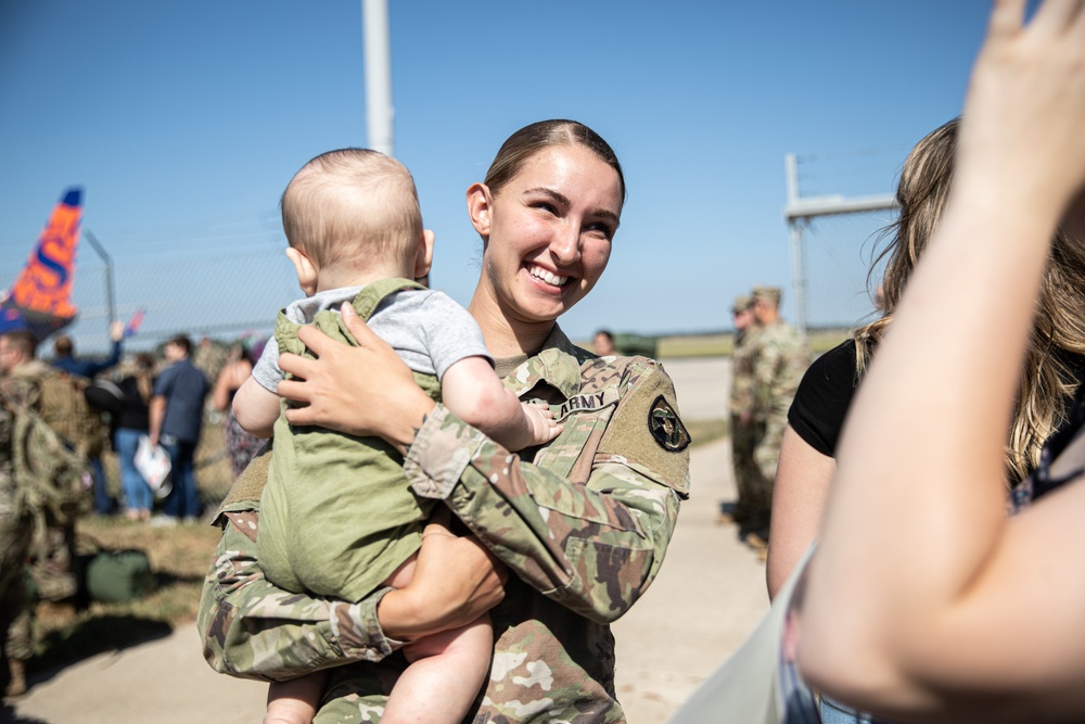 Iowa National Guard Soldiers return from Poland