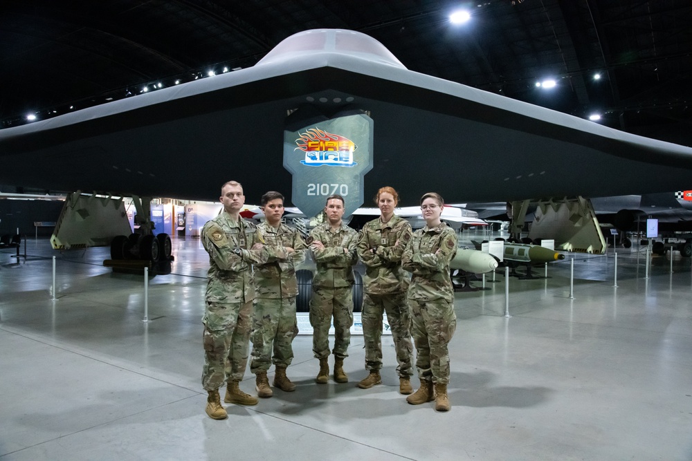 The fifth Cohort of Project Arc technicians assemble at the U.S. Air Force Museum in Dayton, Ohio