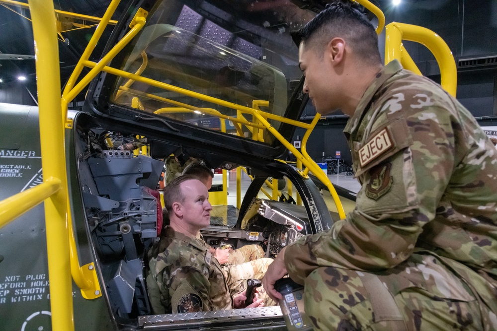 The fifth Cohort of Project Arc technicians assemble at the U.S. Air Force Museum in Dayton, Ohio