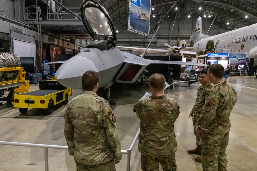 The fifth Cohort of Project Arc technicians assemble at the U.S. Air Force Museum in Dayton, Ohio