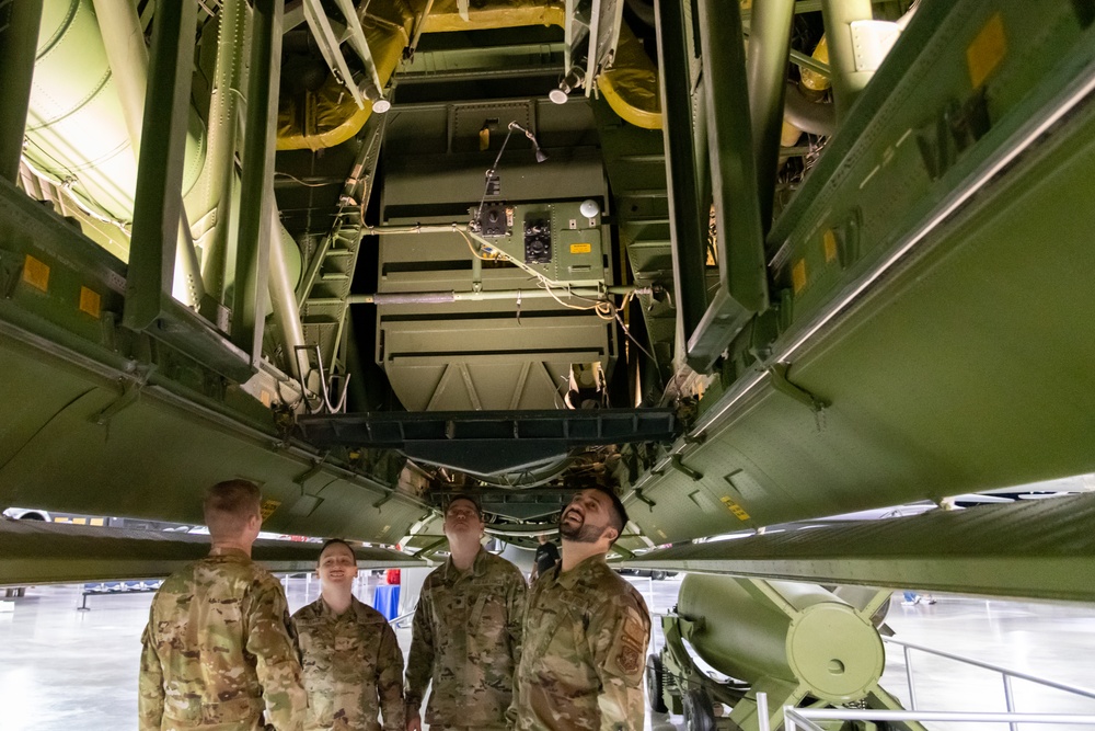 The fifth Cohort of Project Arc technicians assemble at the U.S. Air Force Museum in Dayton, Ohio