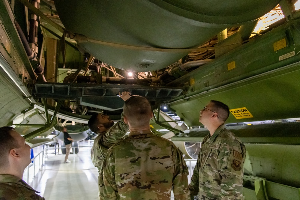 The fifth Cohort of Project Arc technicians assemble at the U.S. Air Force Museum in Dayton, Ohio