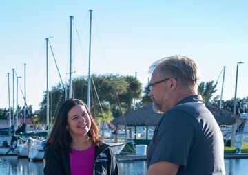 The Honorable Kristyn Jones visits Patrick SFB