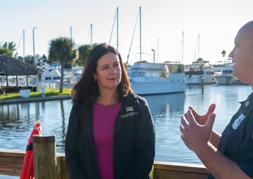 The Honorable Kristyn Jones visits Patrick SFB