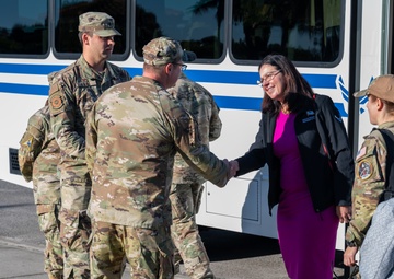 The Honorable Kristyn Jones visits Patrick SFB
