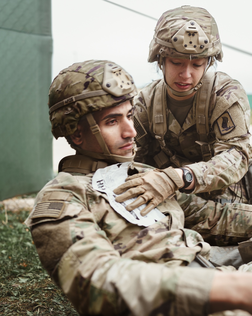 173rd Paratroopers Conduct Weapon Training During E2B