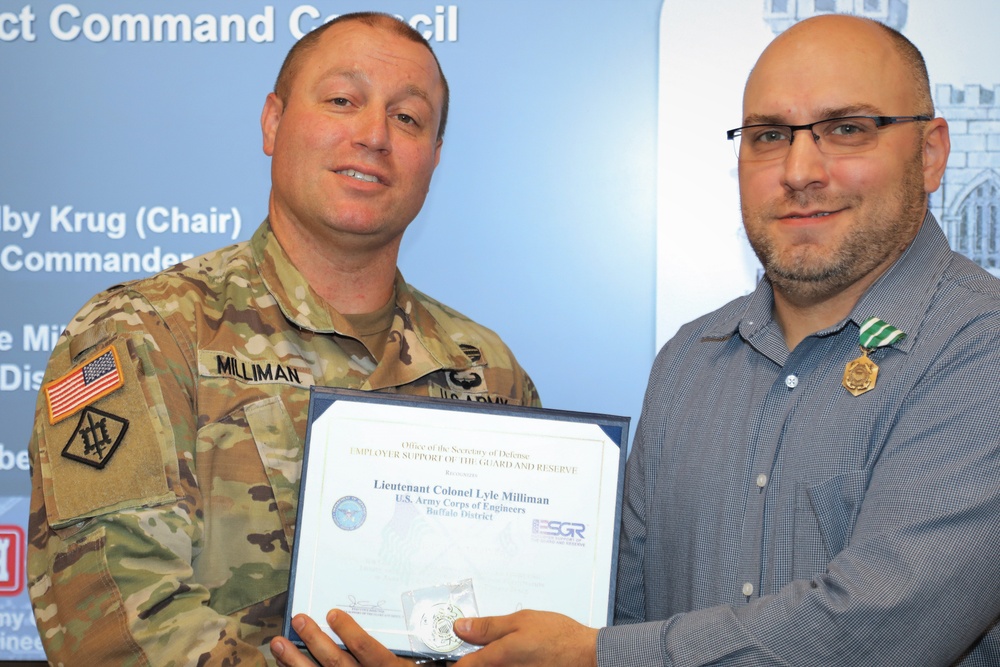 Buffalo District Chief of Emergency Management Phil Stitzinger Awarded