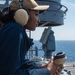 USS Ronald Reagan (CVN 76) Sailors stand lookout watch