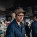 USS Ronald Reagan (CVN 76) Sailors stand lookout watch