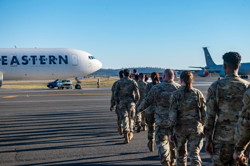 Airmen Depart from Fairchild with New &quot;AFFORGEN&quot; Deployment Model