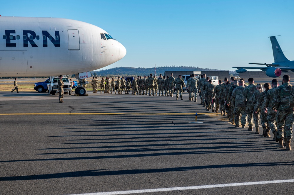 Airmen Depart from Fairchild with New &quot;AFFORGEN&quot; Deployment Model