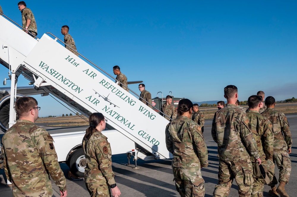 Airmen Depart from Fairchild with New &quot;AFFORGEN&quot; Deployment Model