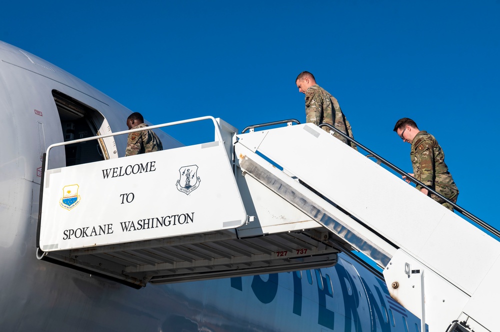 Airmen Depart from Fairchild with New &quot;AFFORGEN&quot; Deployment Model