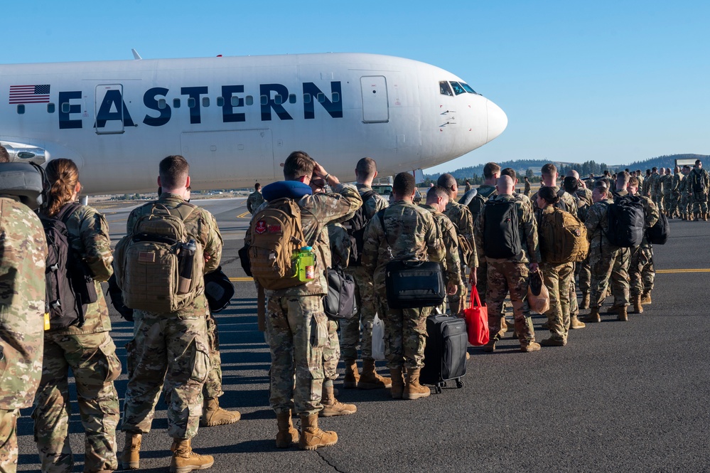 Airmen Depart from Fairchild with New &quot;AFFORGEN&quot; Deployment Model