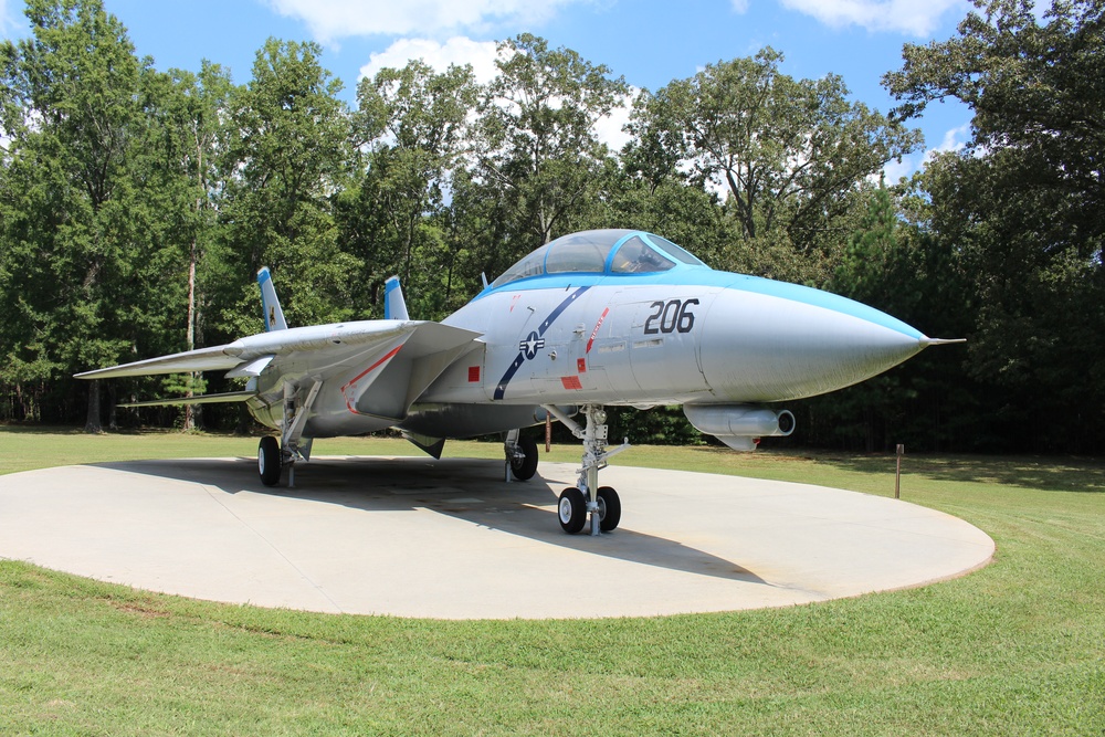 F-14D Tomcat display at Arnold AFB honors Hultgreen