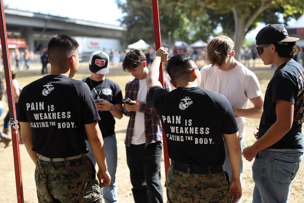 Sacramento Marines at Golden Sky Festival