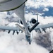 116th Air Refueling Squadron refuels four A-10 Thunderbolt IIs