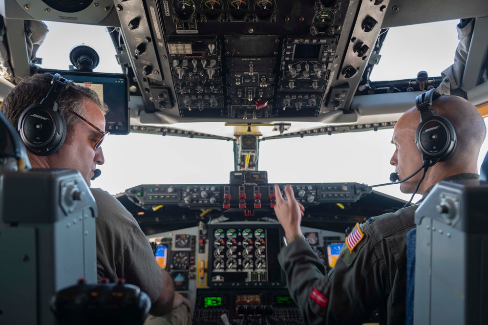 116th Air Refueling Squadron refuels four A-10 Thunderbolt IIs