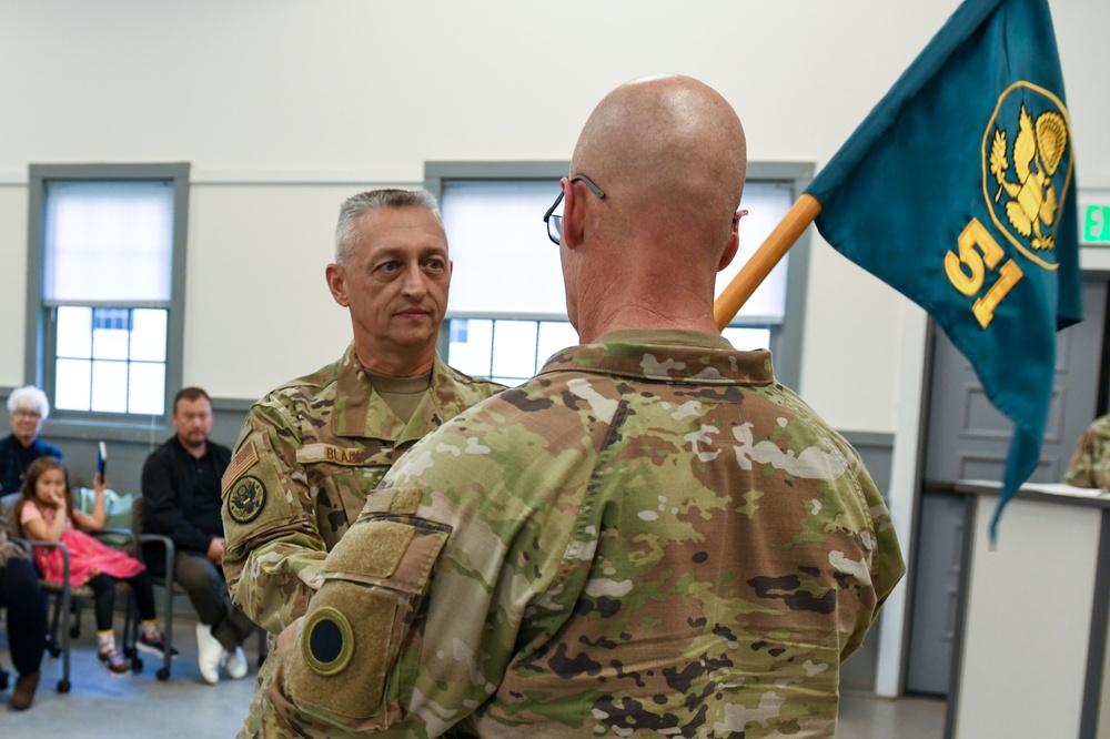 51st WMD CST Change of Command Ceremony