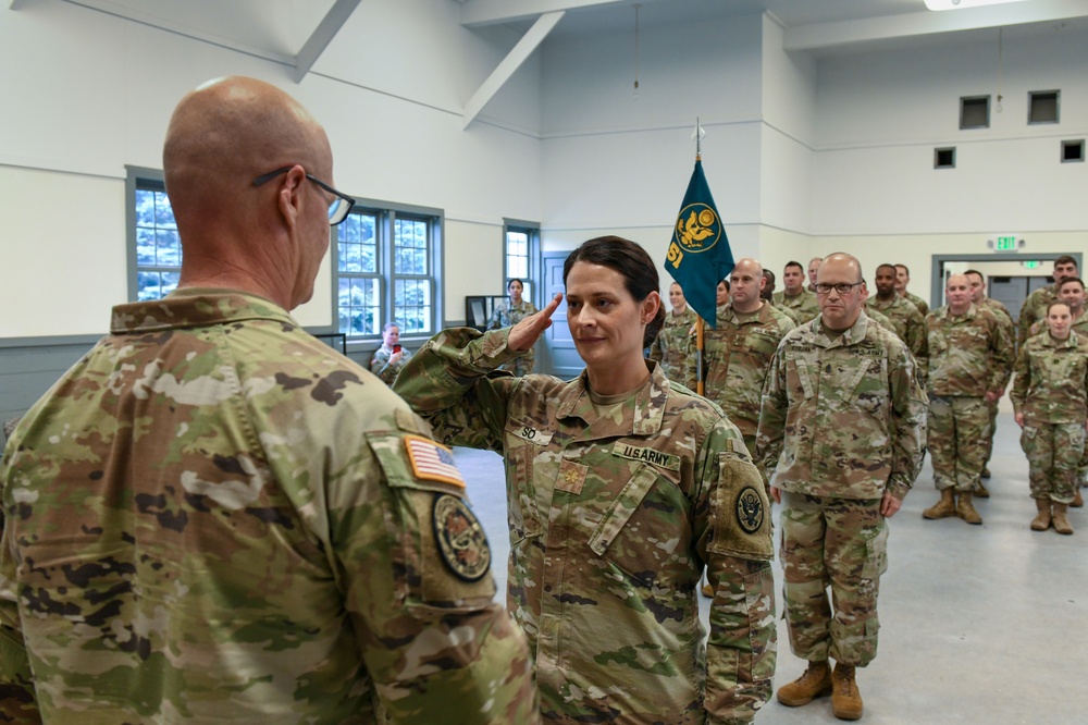 51st WMD CST Change of Command Ceremony