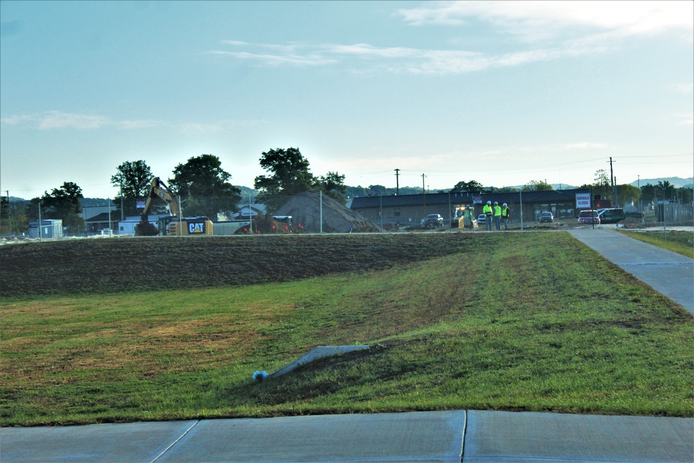 Infrastructure, excavation work underway for construction of third $28.08 million, four-story, 60,000-square-foot barracks at Fort McCoy