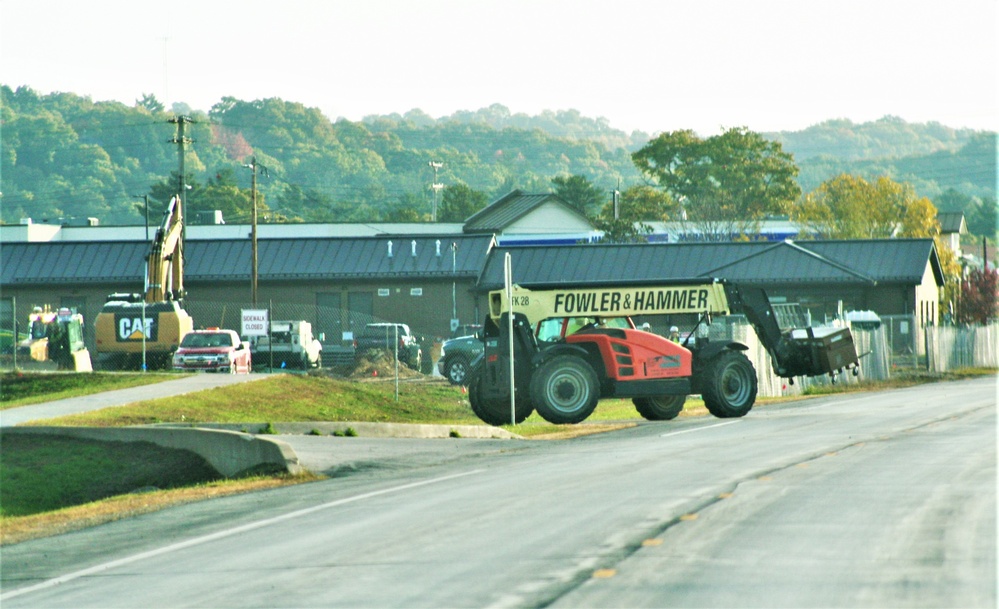 Infrastructure, excavation work underway for construction of third $28.08 million, four-story, 60,000-square-foot barracks at Fort McCoy