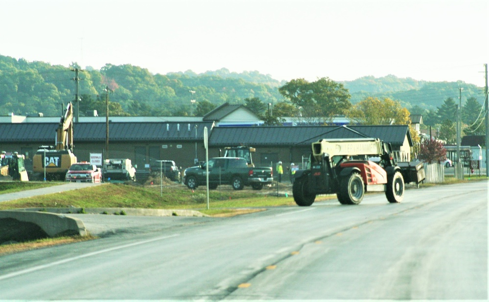 Infrastructure, excavation work underway for construction of third $28.08 million, four-story, 60,000-square-foot barracks at Fort McCoy