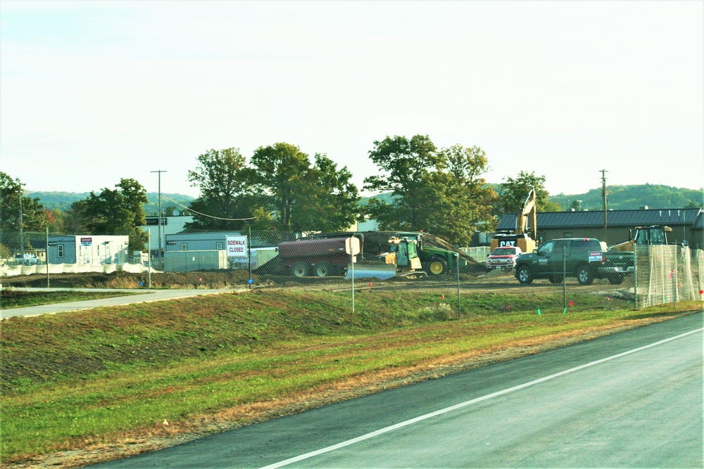 Infrastructure, excavation work underway for construction of third $28.08 million, four-story, 60,000-square-foot barracks at Fort McCoy