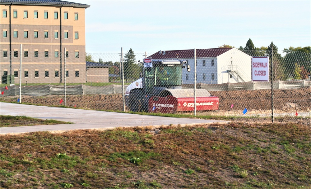 Infrastructure, excavation work underway for construction of third $28.08 million, four-story, 60,000-square-foot barracks at Fort McCoy