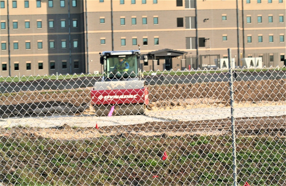 Infrastructure, excavation work underway for construction of third $28.08 million, four-story, 60,000-square-foot barracks at Fort McCoy