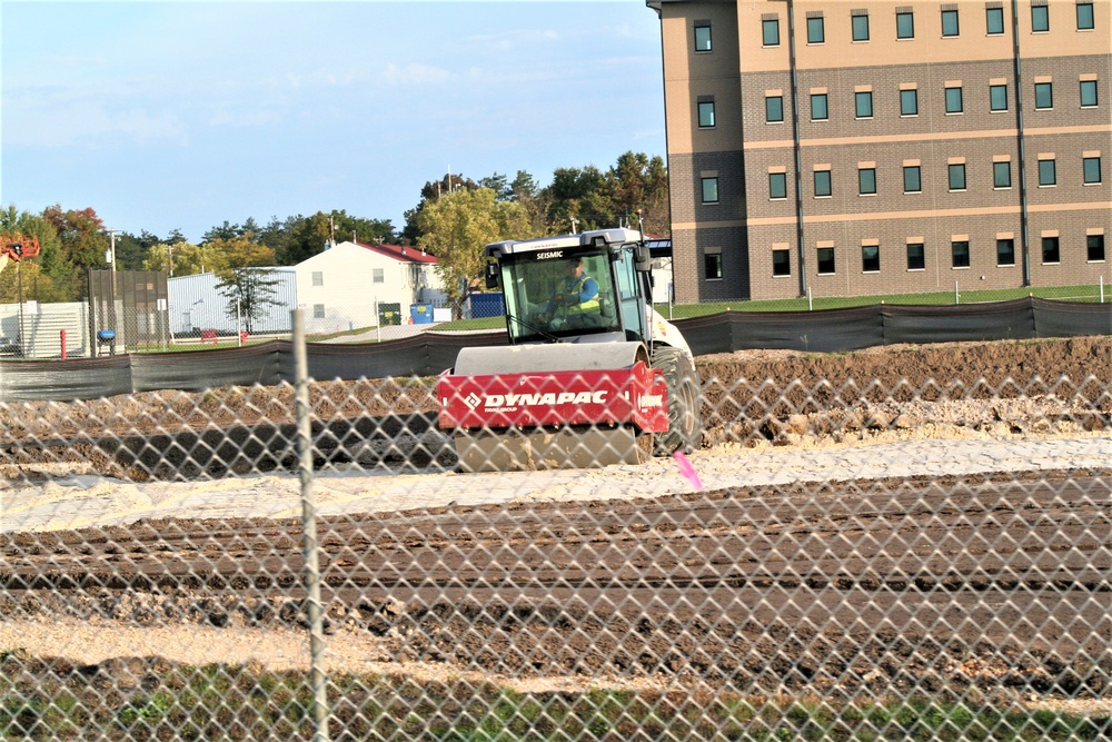 Infrastructure, excavation work underway for construction of third $28.08 million, four-story, 60,000-square-foot barracks at Fort McCoy