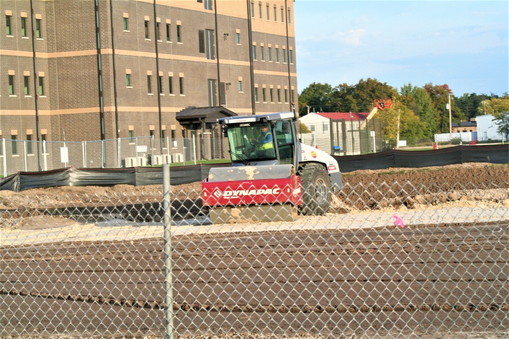 Infrastructure, excavation work underway for construction of third $28.08 million, four-story, 60,000-square-foot barracks at Fort McCoy