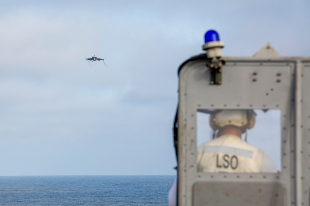 Abraham Lincoln conducts flight operations