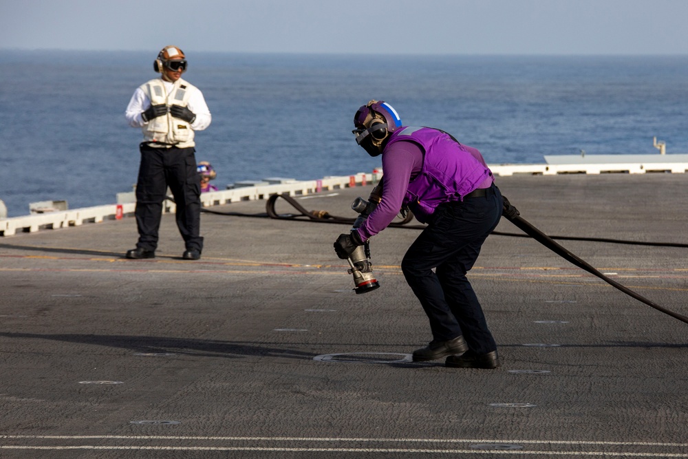 Abraham Lincoln conducts flight operations