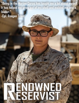 Renowned Reservist: Cpl. Reagan Trent